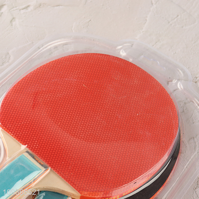 Low price professional sports table tennis racket set