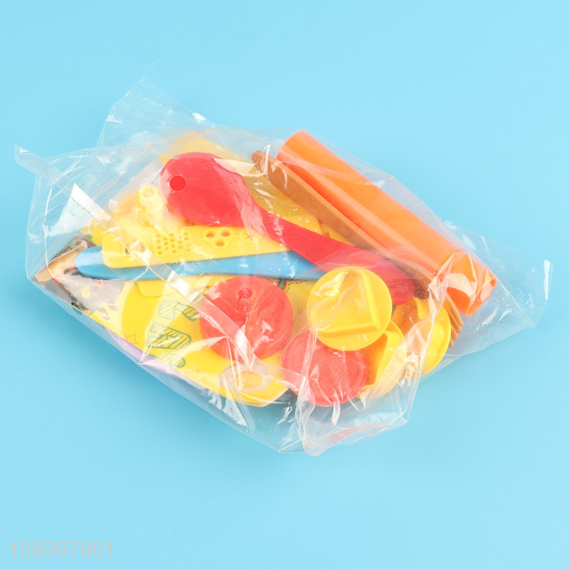 New style plasticine toys diy burger machine toys