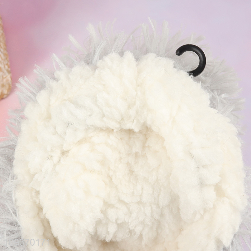 Factory price plush warm non-slip home floor slippers