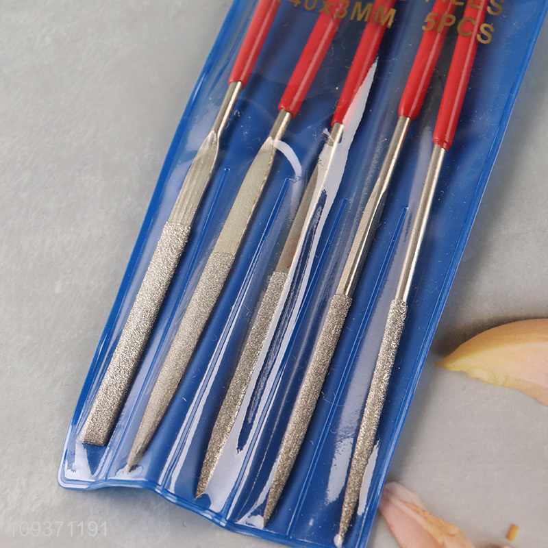 Yiwu market 5pcs diamond files for hardware tool