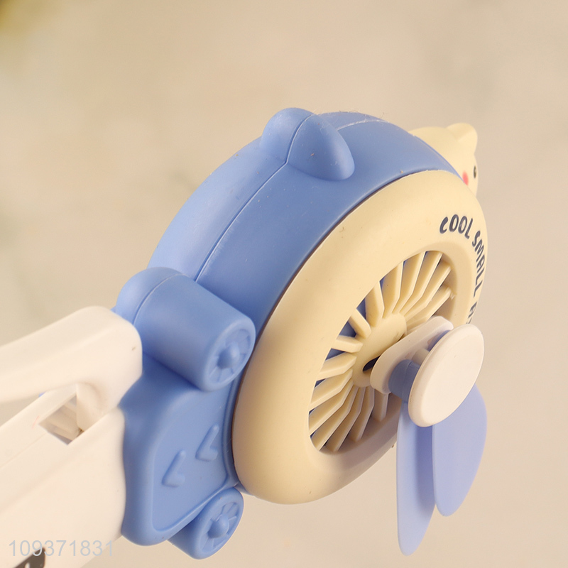 Good quality cartoon portable hand press fan for sale