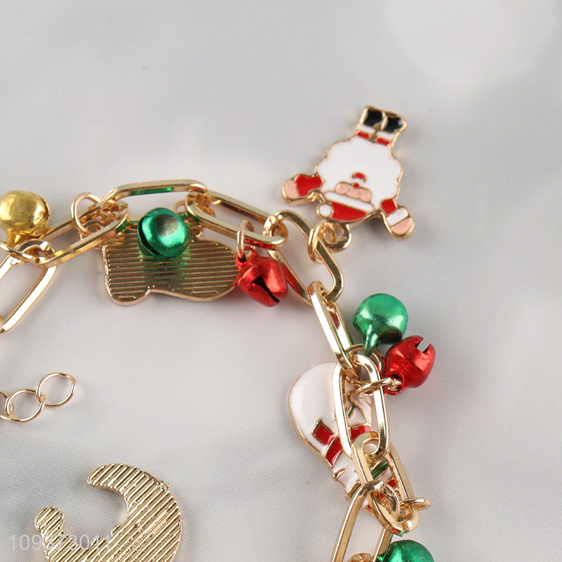 Good price Santa Claus fashion jewelry alloy bracelet