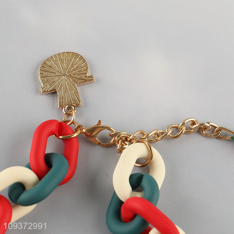 Good selling snowman fashion jewelry alloy bracelet
