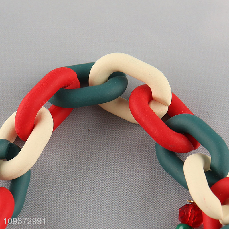 Good selling snowman fashion jewelry alloy bracelet