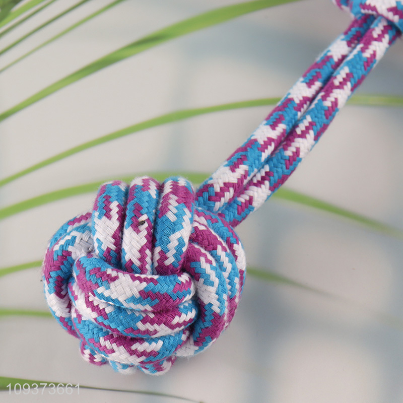 Top sale pet teething toys bite-resistant cotton rope toys