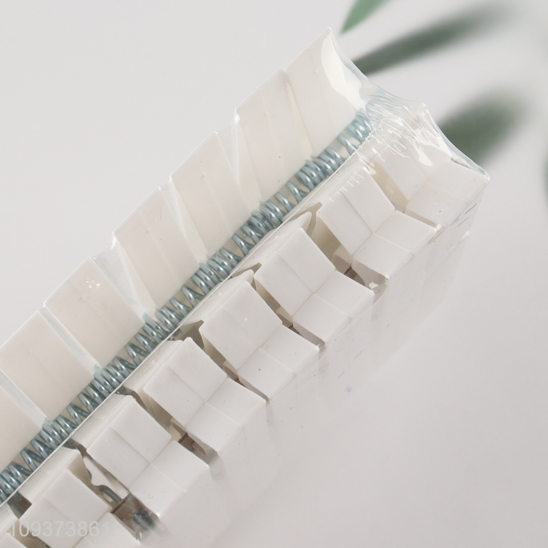 Wholesale white non-slip clothespin clothes clips