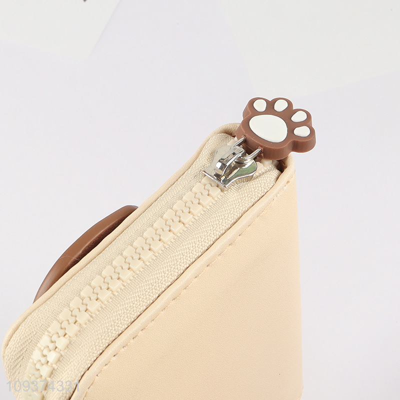 New arrival cartoon puppy girls cute leather wallet