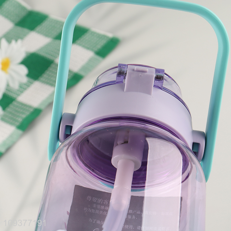 Hot selling large capacity plastic water bottle drinking bottle