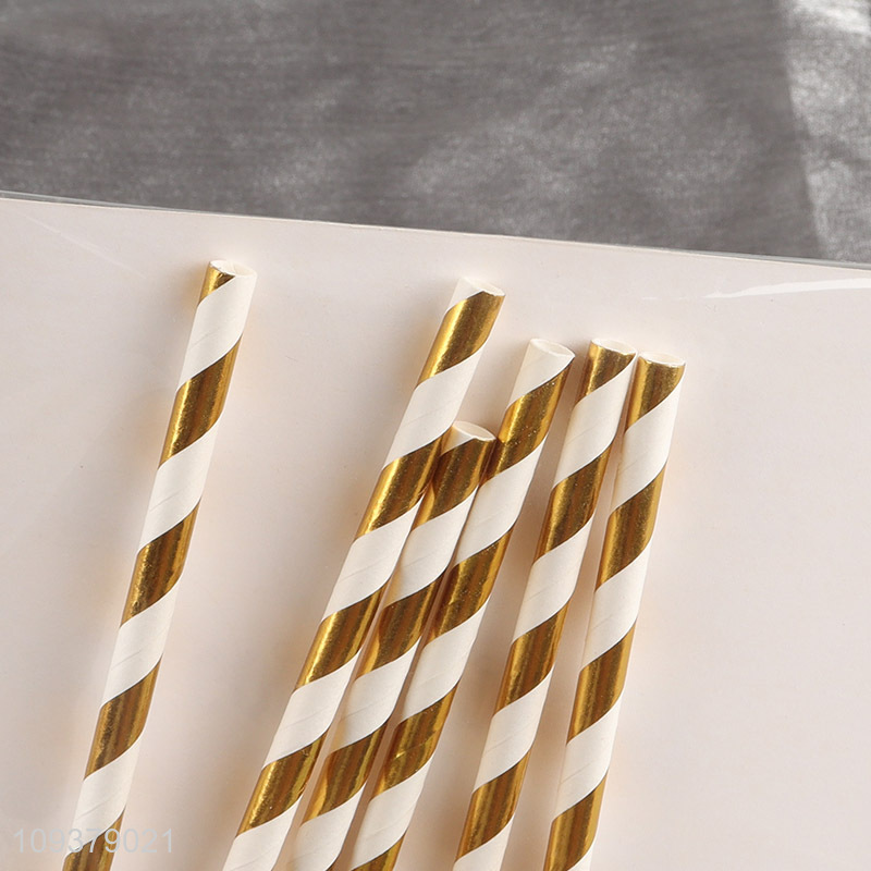 New arrival golden bone paper straw drinking straw
