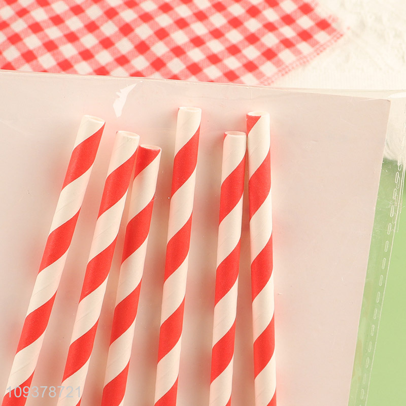 New product paper straw drinking straw for party supplies