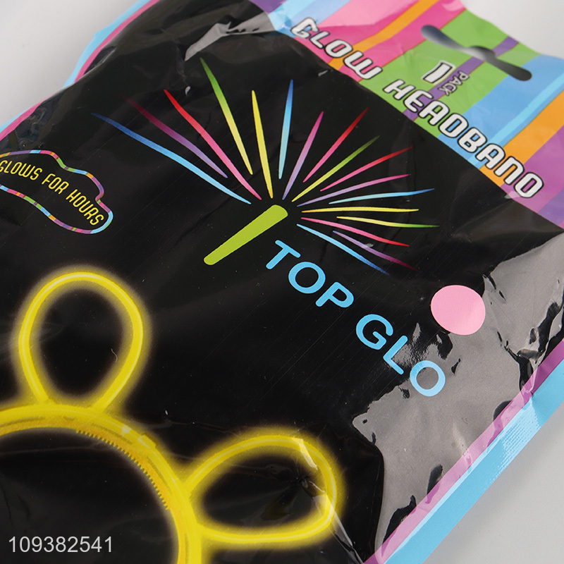 Top quality party supplies glow hairhoop for sale