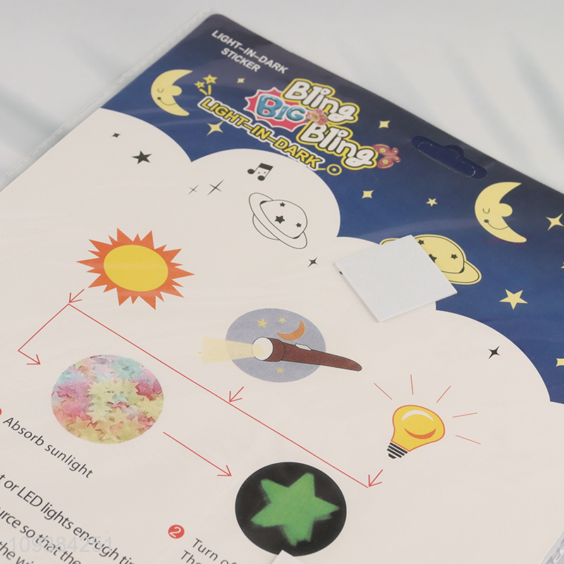 China wholesale children bedroom glow-in-the-dark wall stickers