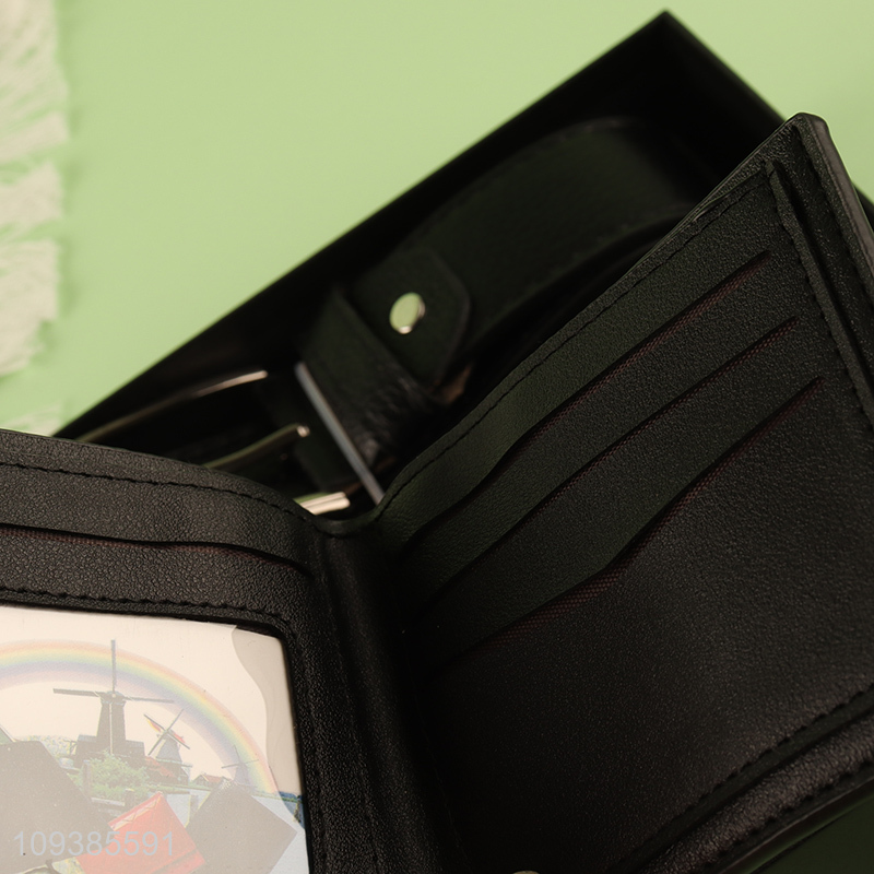 China factory men gifts men watch wallet set