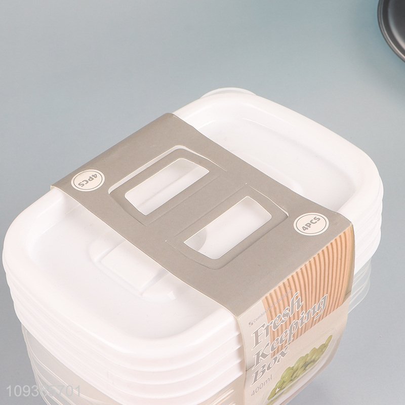 Latest products 4pc food storage container preservation box