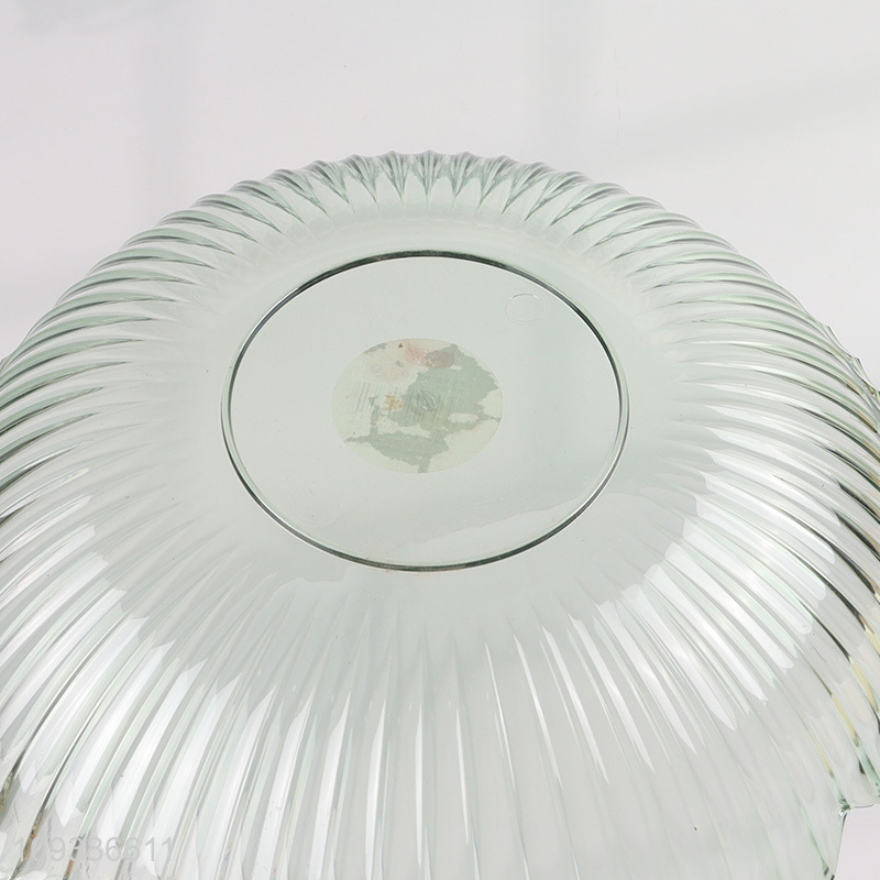 Good quality flower shape plastic fruits plate