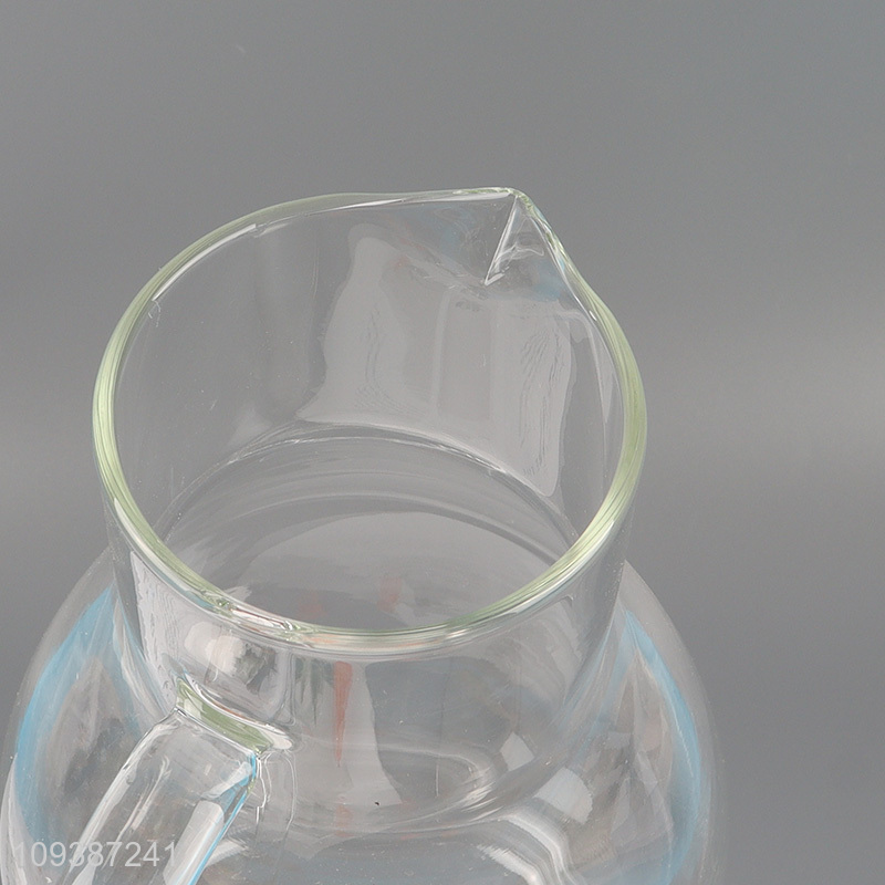 Best selling clear glass water jug tea pot wholesale