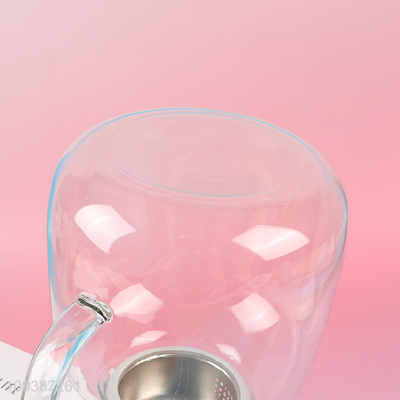 New style glass water jug tea pot with handle
