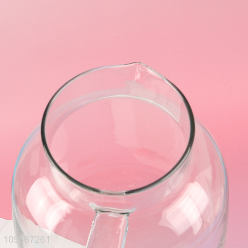 New style glass water jug tea pot with handle