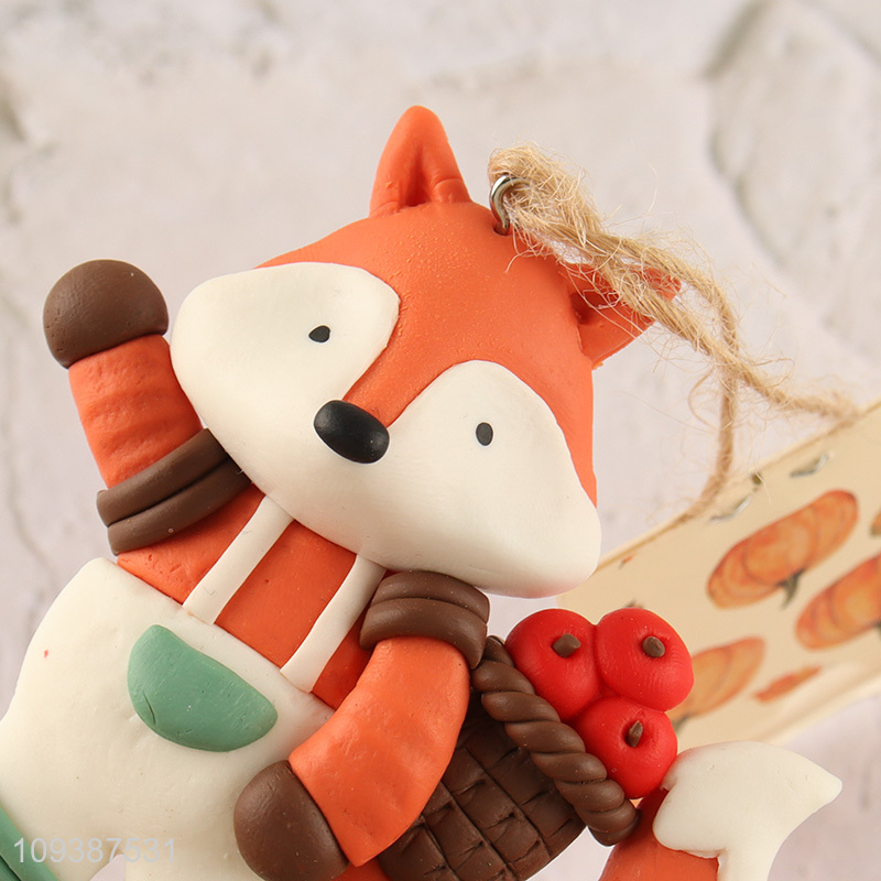 Online wholesale cartoon fox holiday hanging ornament decoration