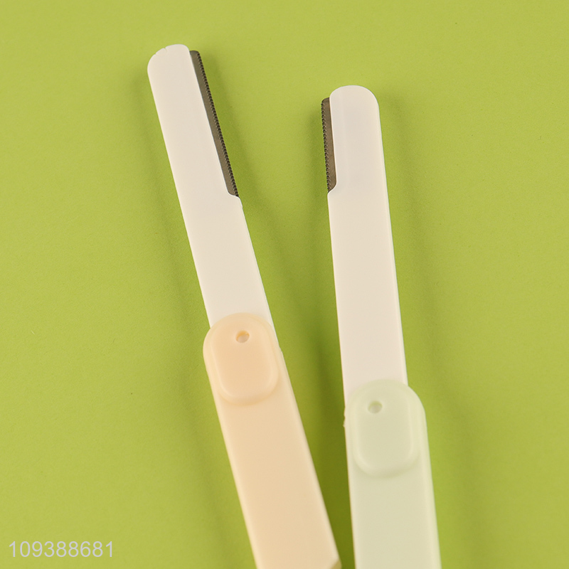 Factory price 2pcs makeup tool eyebrow trimmer set