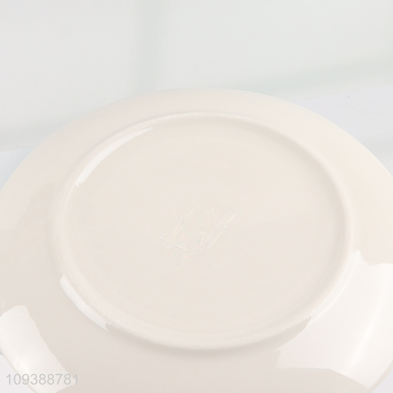 Factory price 10.5 inch pomegranate plate ceramic plate