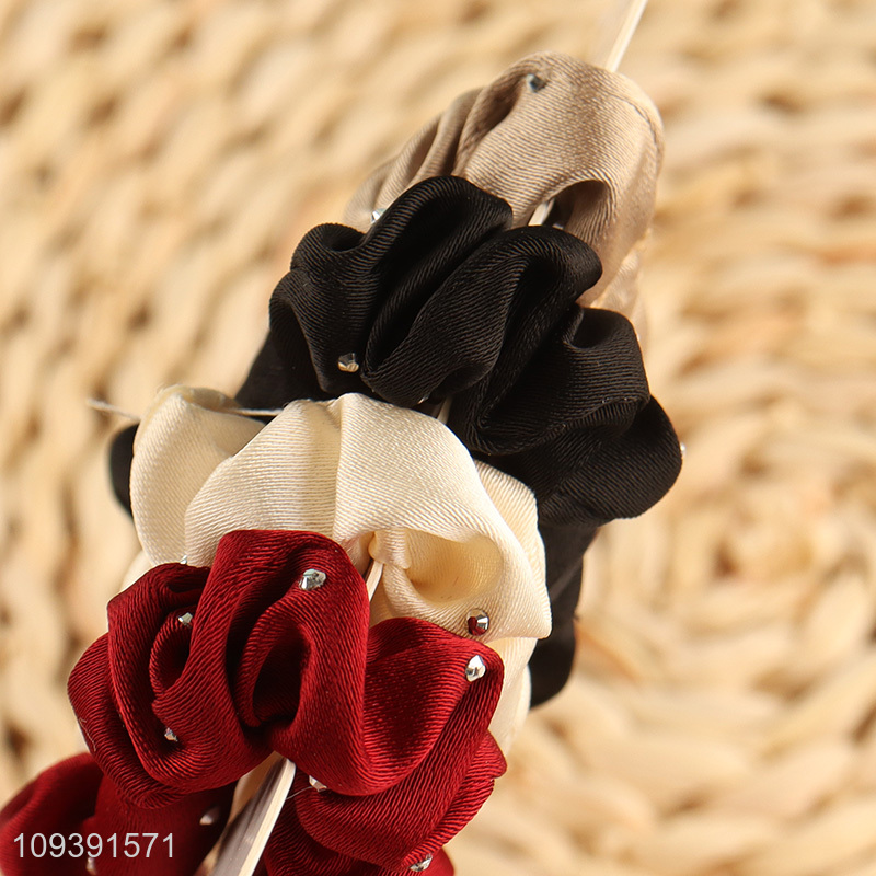 Top products 4pcs polyester hair bands hair rope