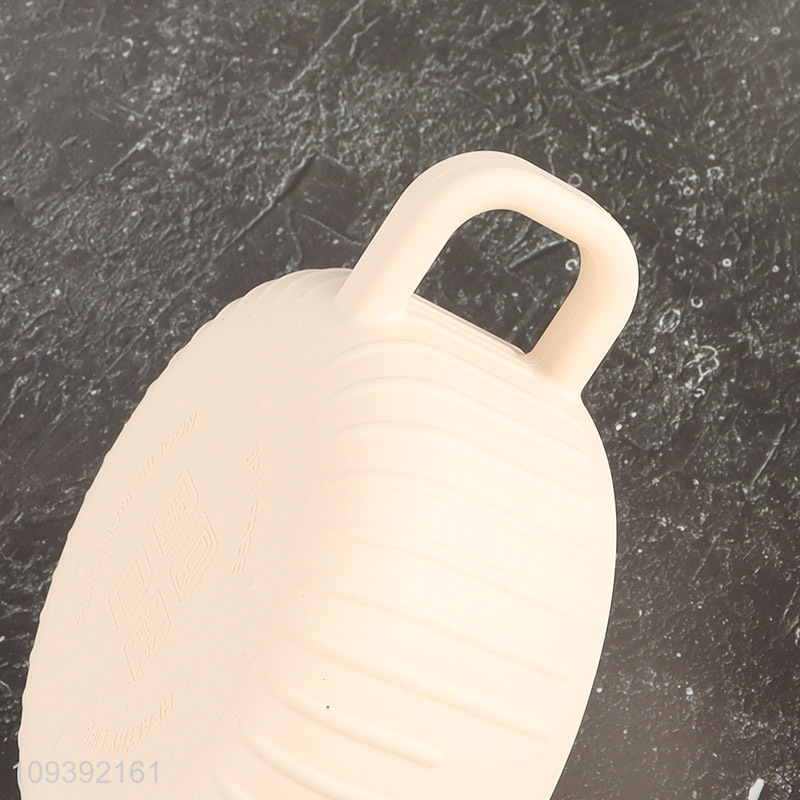 Latest products   silicone baby bowl with double handle
