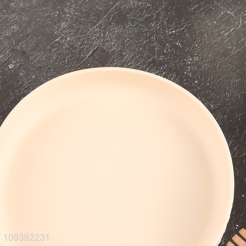 Top quality round silicone tableware plate for sale