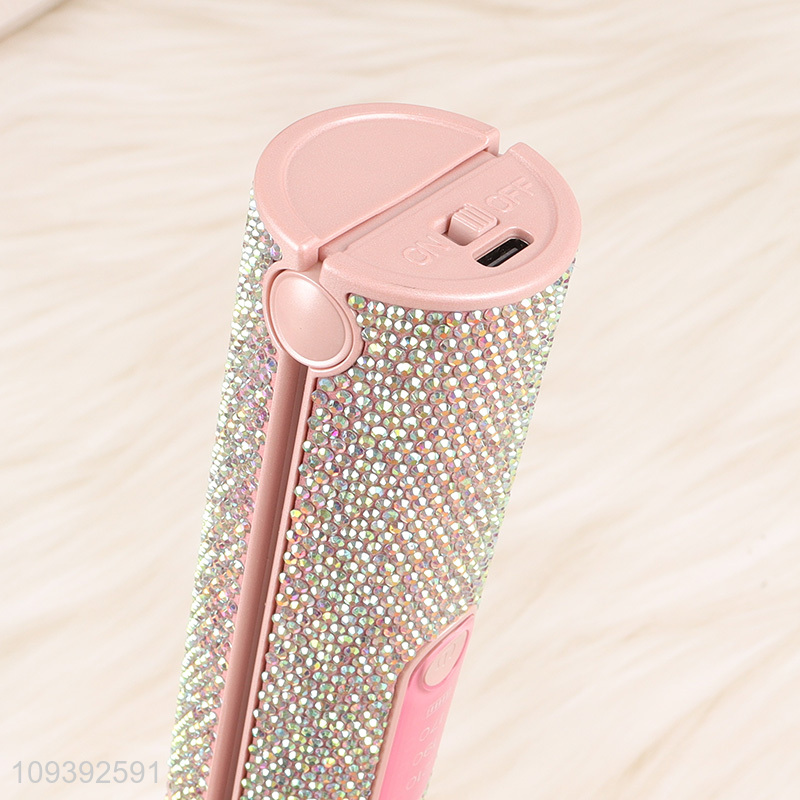 Factory supply reusable wireless hair straightener
