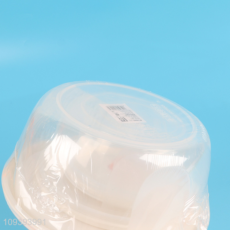 Hot items portable crisper plastic food container