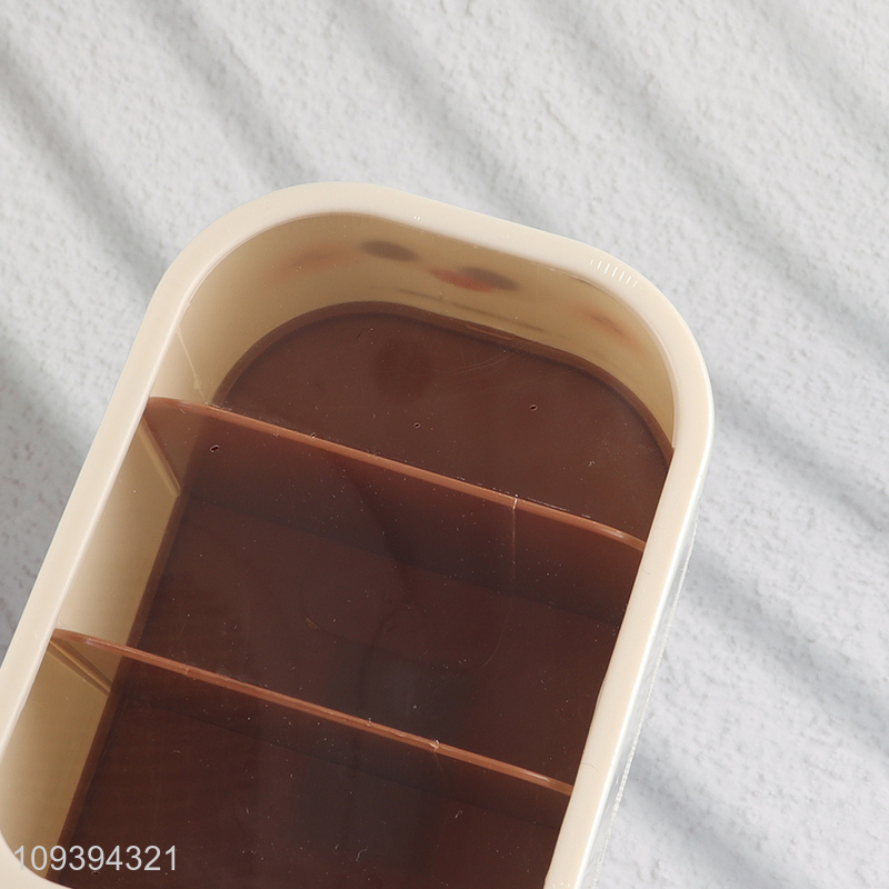 Good price multi-compartment plastic storage caddy for desk
