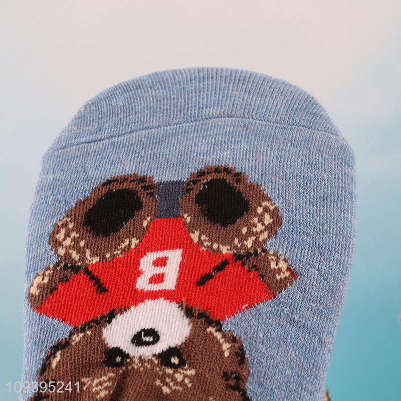 Top products breathable cartoon print boat socks