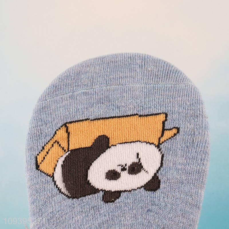 Yiwu market  polyester fashion breathable anti-slip boat socks