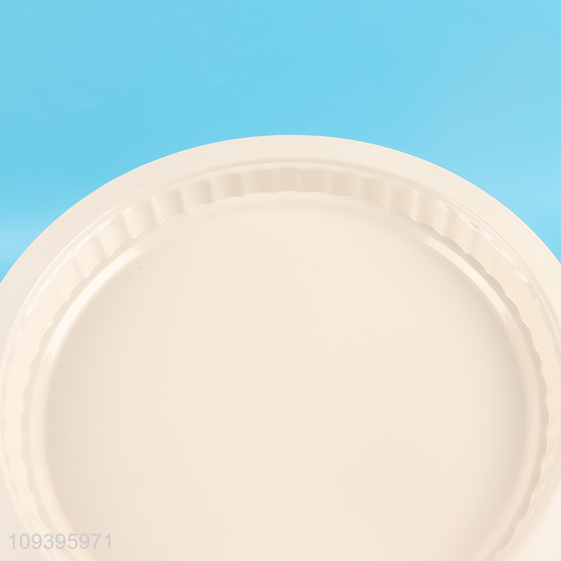 New product carbon steel shallow round baking pan