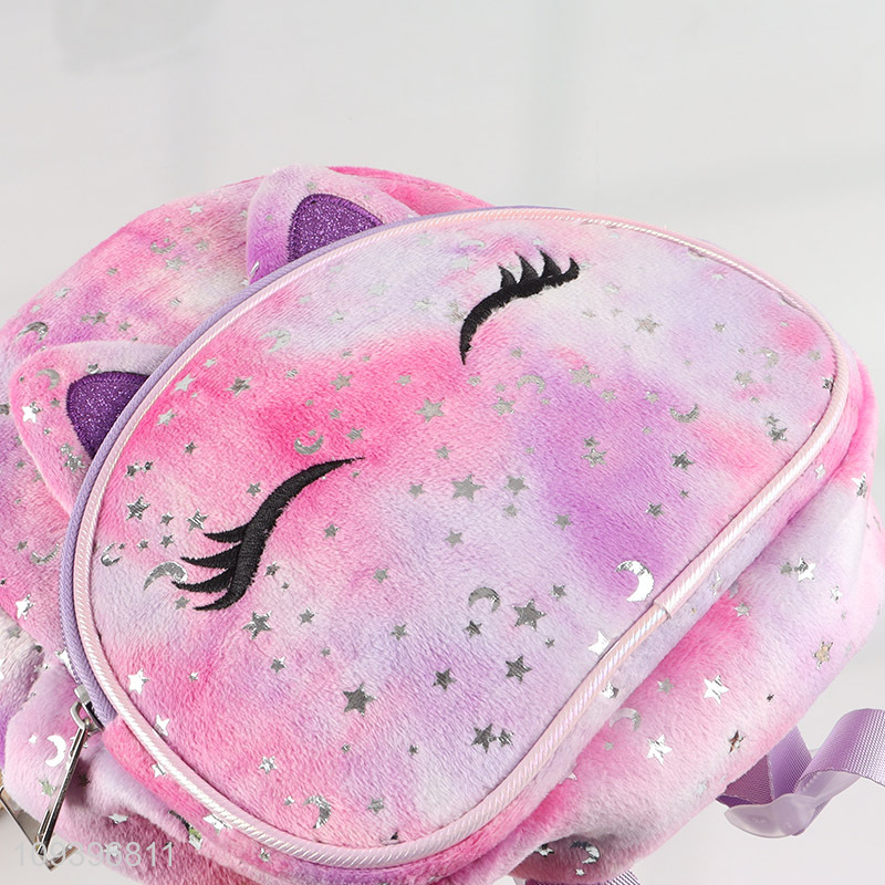 Latest products   pink plush girls mini school bag