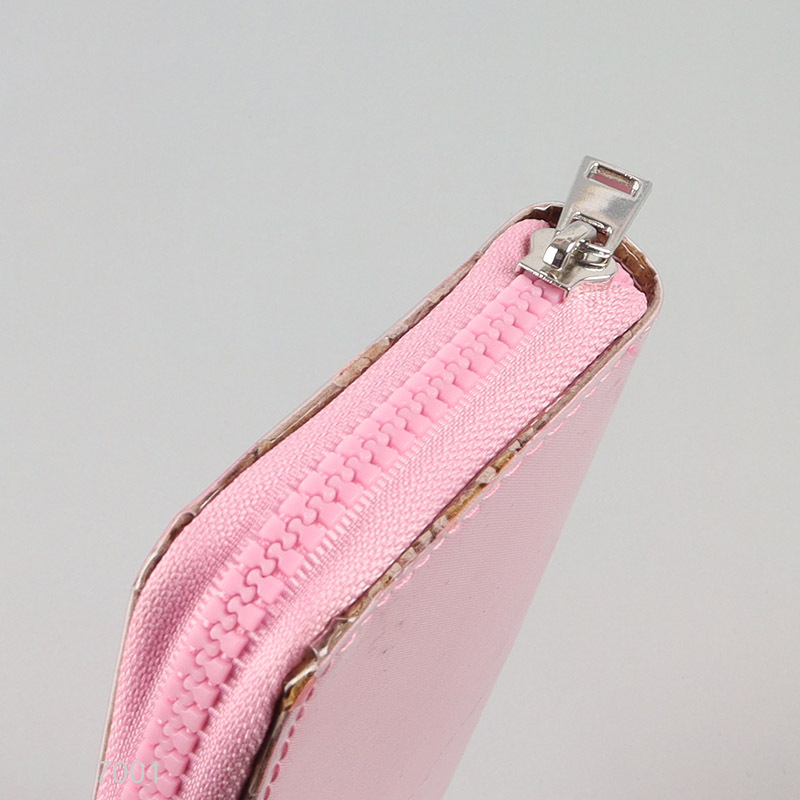 Popular products children's cartoon patch wallet with zipper
