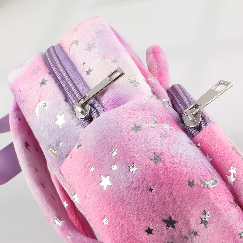 Latest products   pink plush girls mini school bag