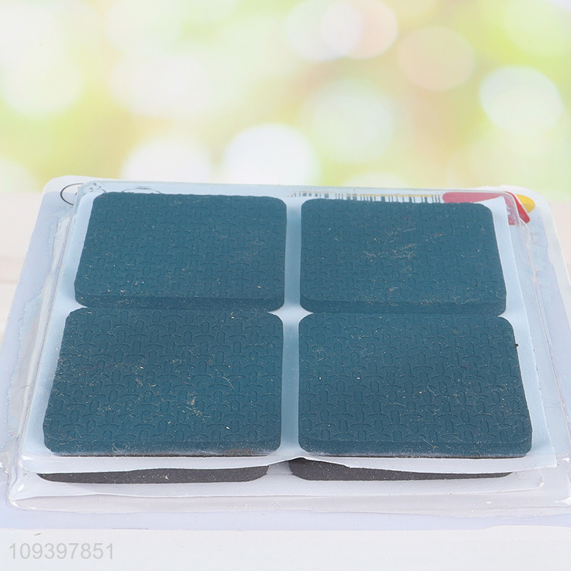 Popular products 4pcs square furniture foot pads table chair pads