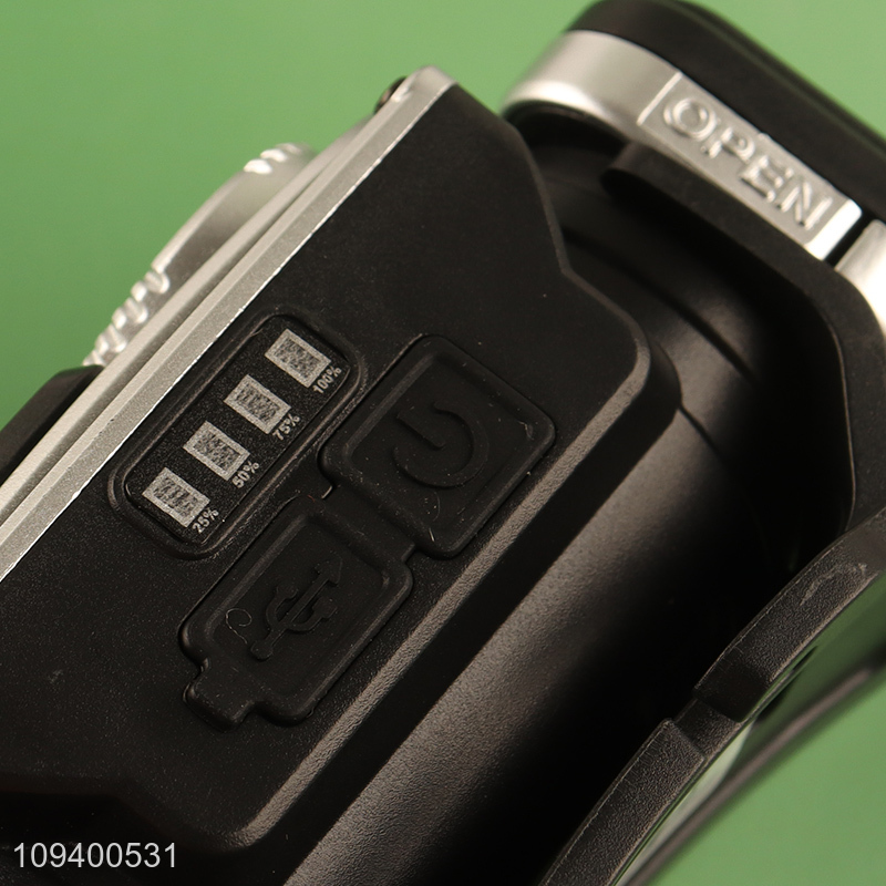New arrival professional usb plastic headlamp