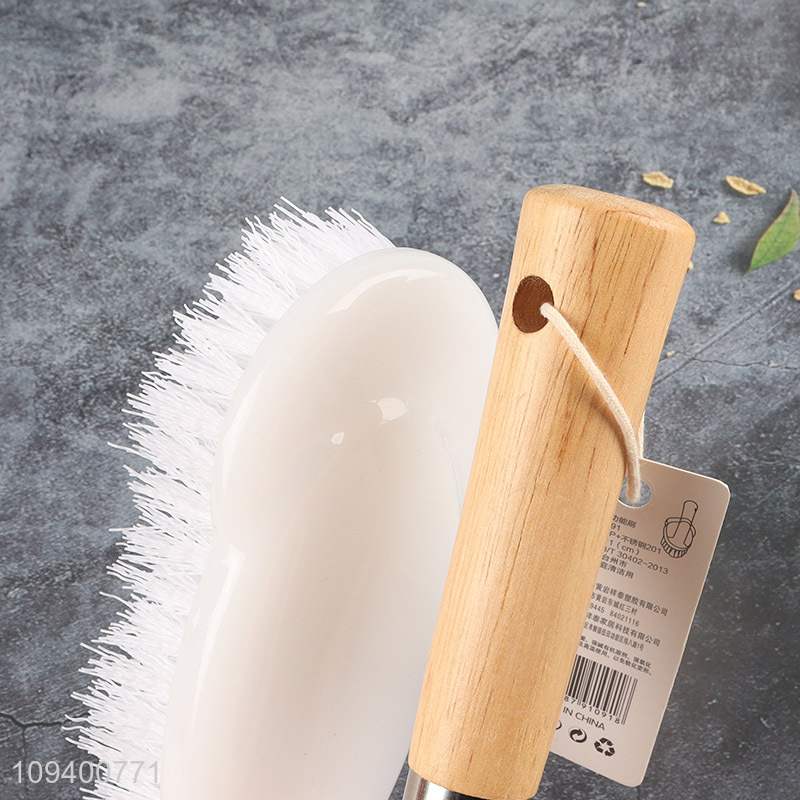 Low price wooden handle cleaning brush scrubbing brush
