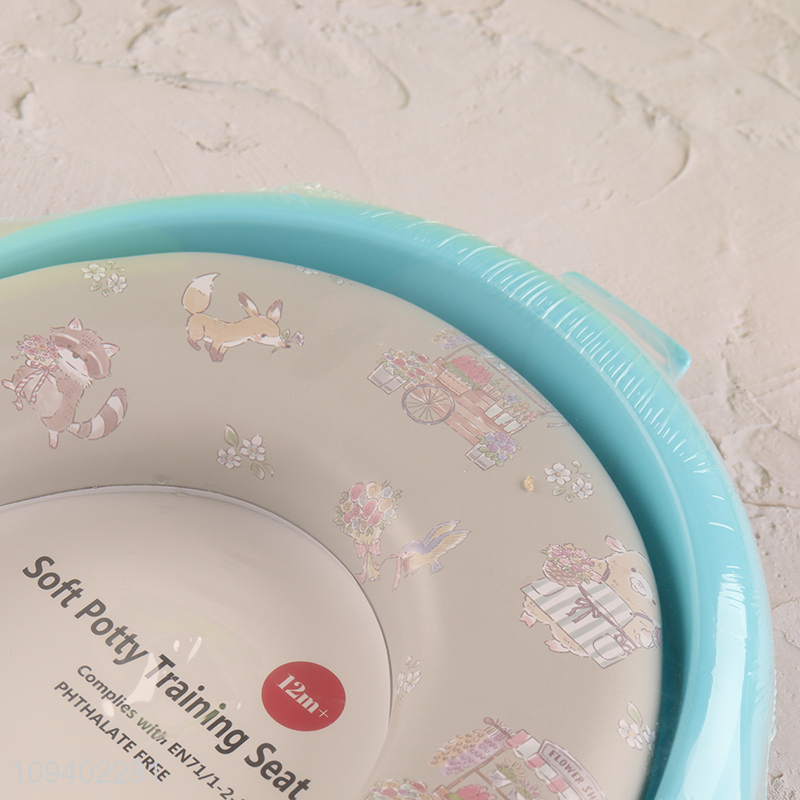 China wholesale comfortable kids toilet seat with cartoon print