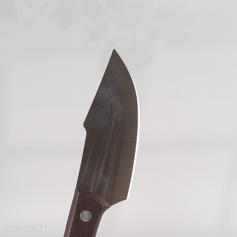 China products stainless steel boning knife with wooden handle