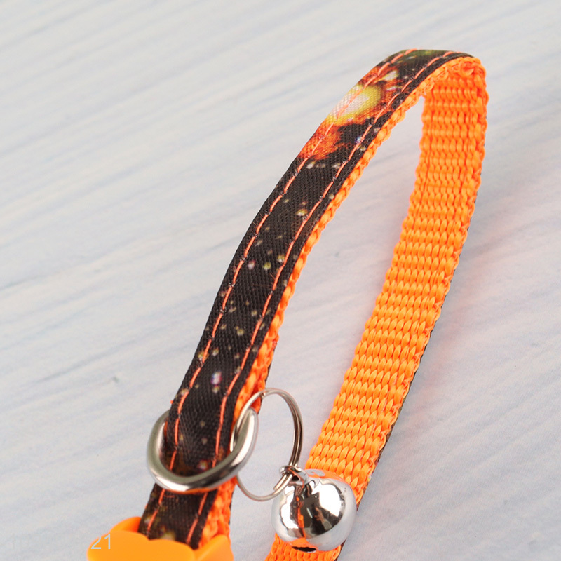 Best sale adjustable pet dog collar with bell