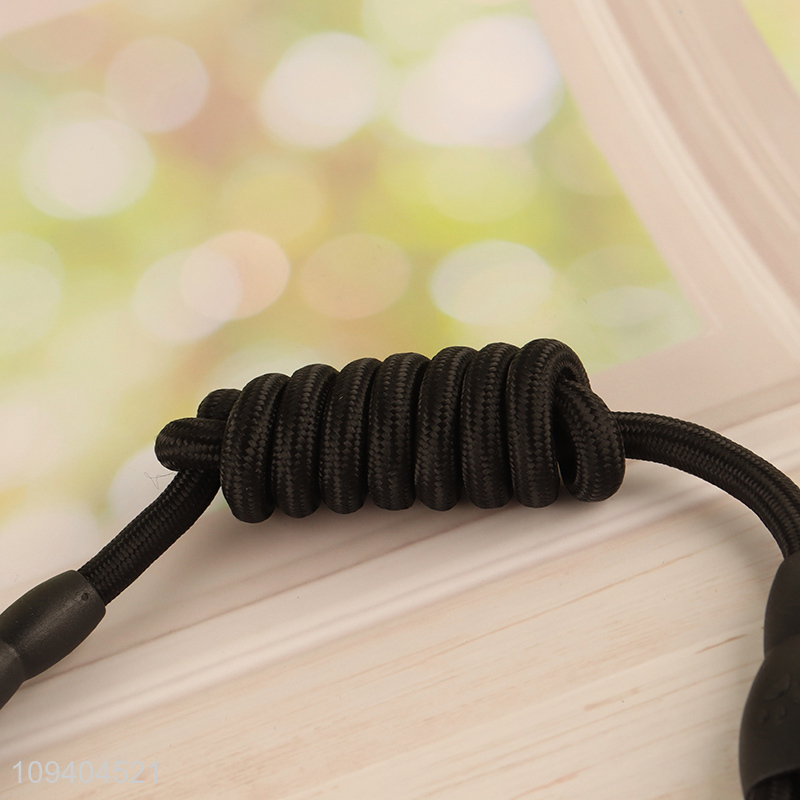 Good price black elastic pet dog leash