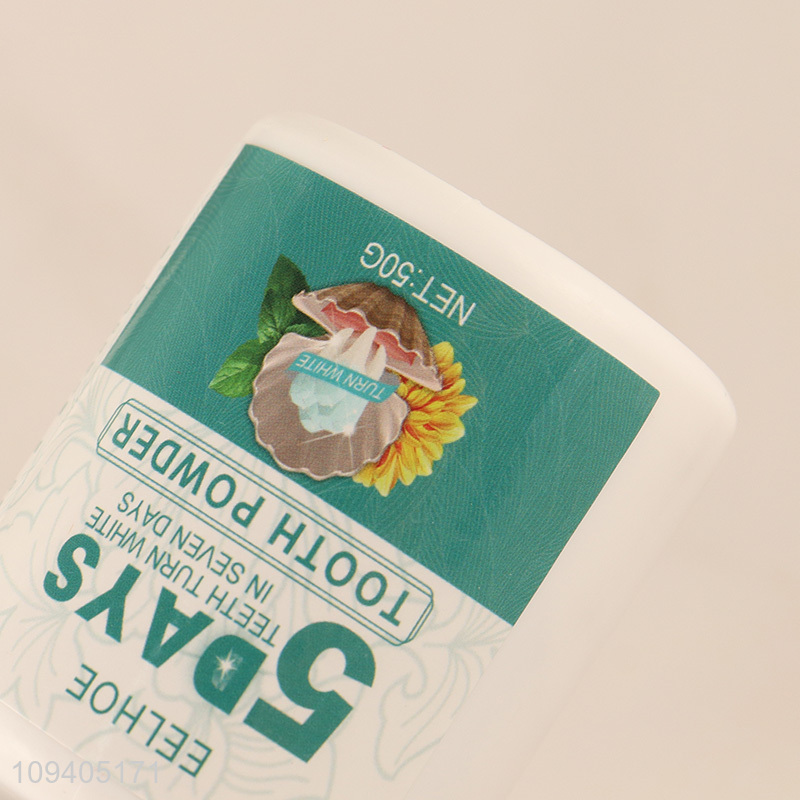 Hot sale herbal brightening tooth powder