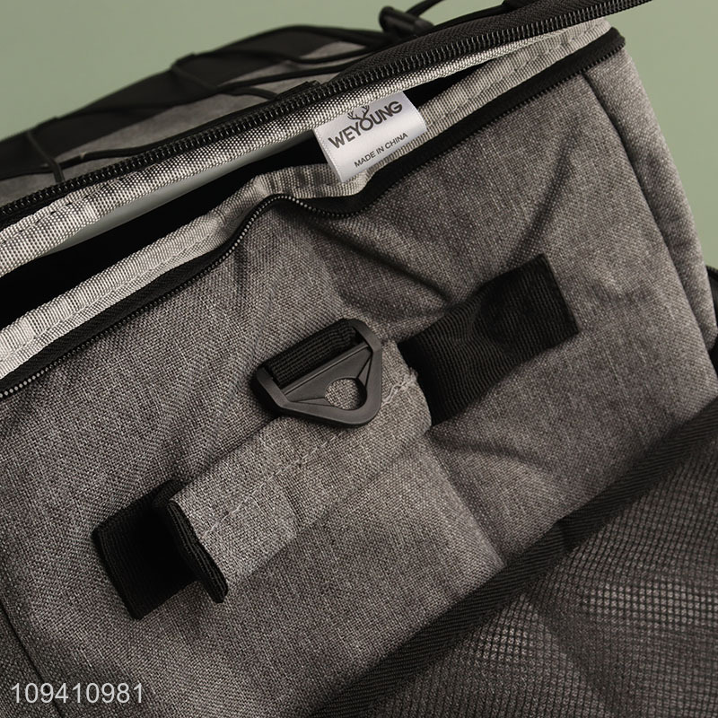 Low price insulated cooler tote bag with wheels