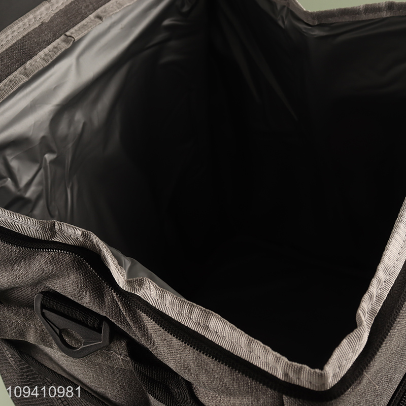 Low price insulated cooler tote bag with wheels