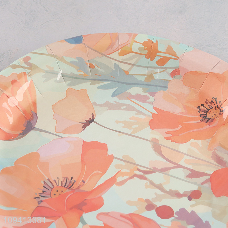 China supplier eco-friendly disposable paper plate