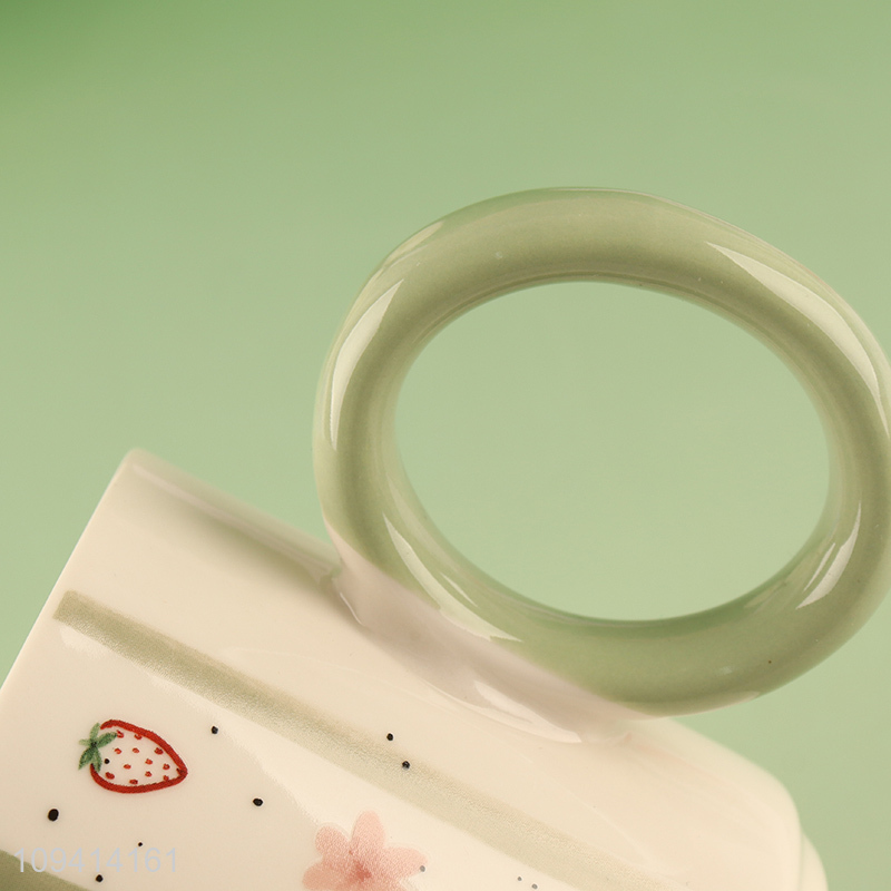 China wholesale printed ceramic cup water cup