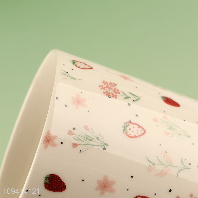 Hot sale ceramic cup water cup with handle